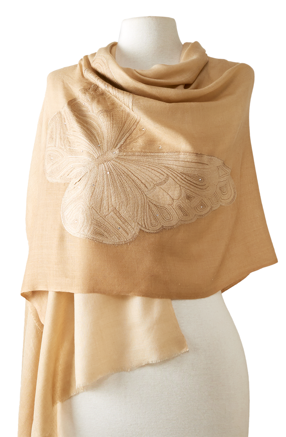 Cashmere Embroidered butterfly fendi