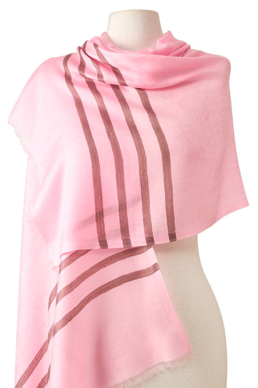   - Cashmere Baby rosa claro/taupe- Scarf Me 