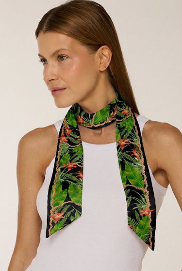 Twilly Selva in silk satin | 8x130cm
