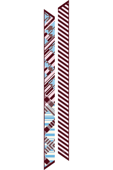 PRÉ-VENDA - Twilly Classic em cetim de seda | 8x130cm
