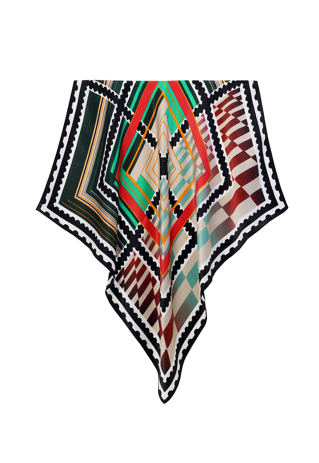 San Francisco scarf in silk satin | 65x65cm 