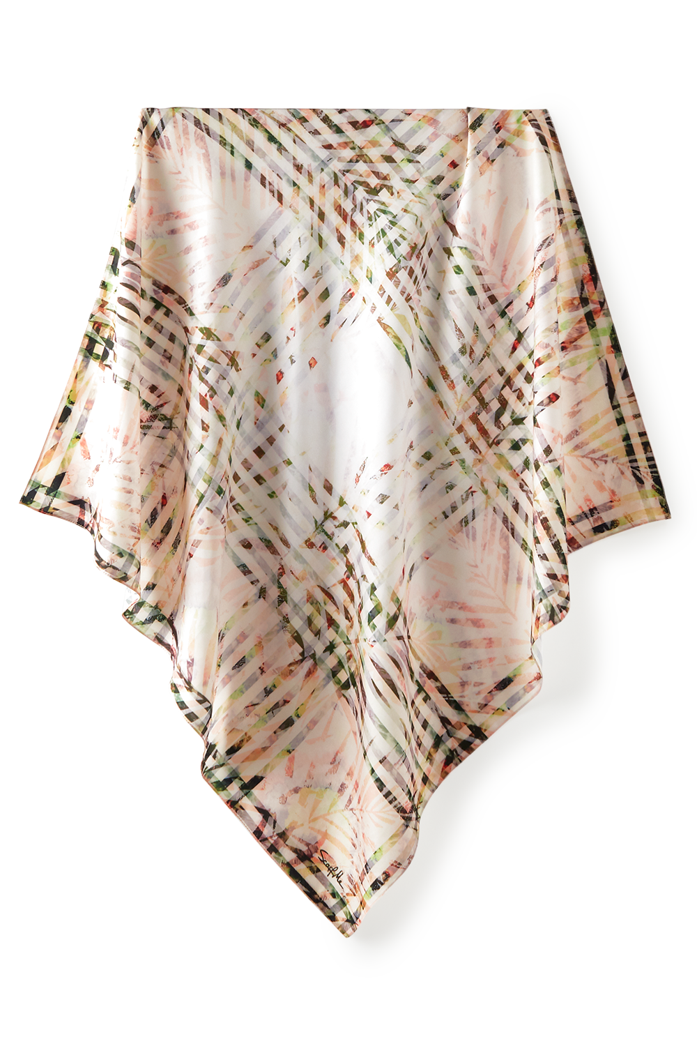 Catarina scarf in polyester satin | 70x70cm