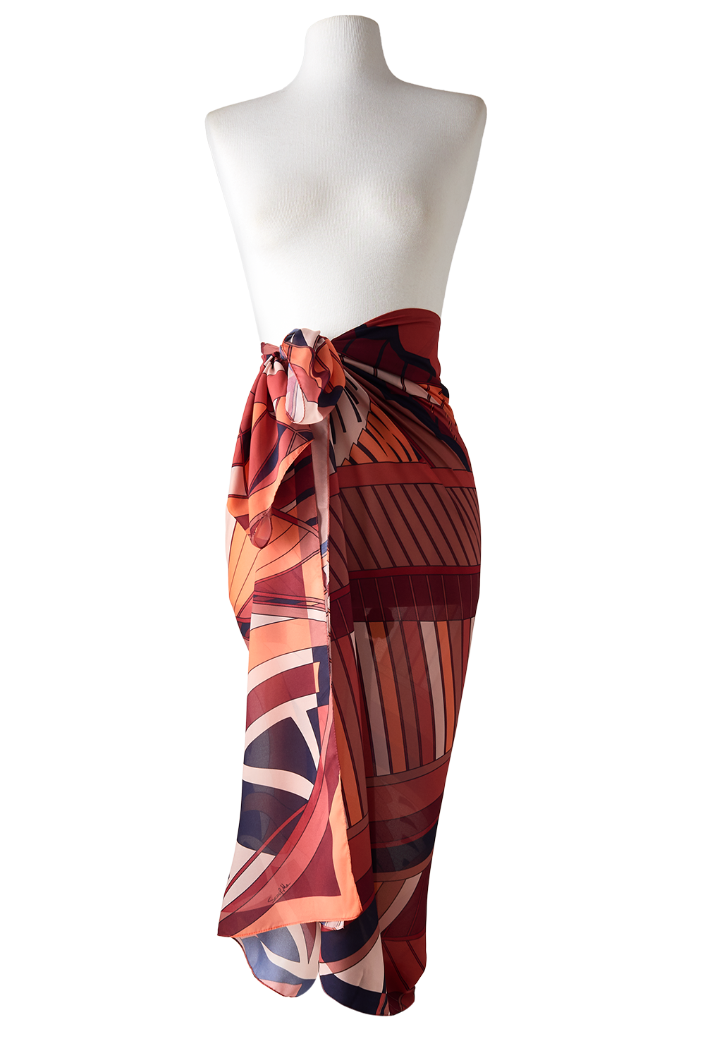 SCARF JULIE 130X130 | POLYESTER MOUSSELINE