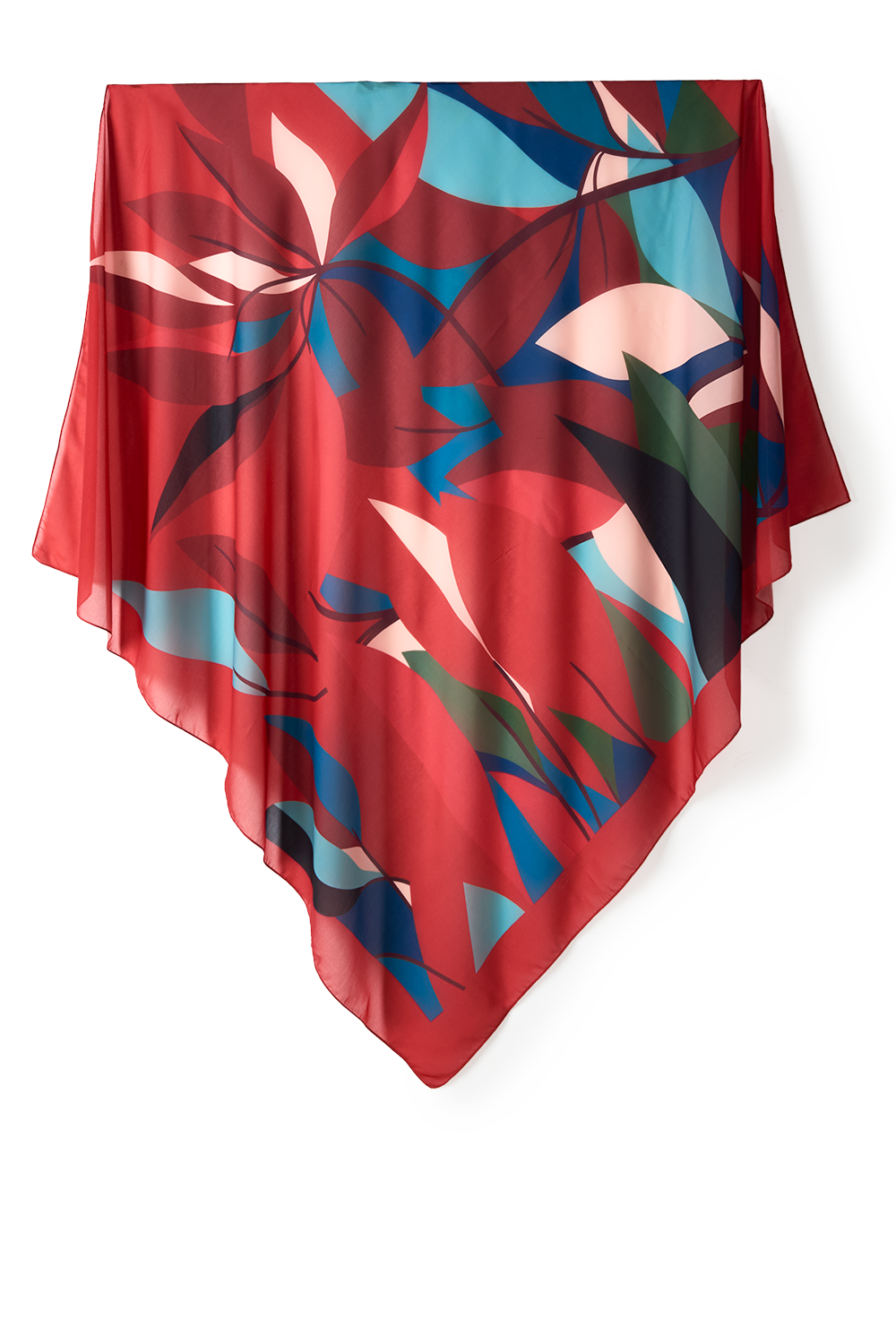 MAX SCARF JULIE 130X130 | POLYESTER MOUSSELINE