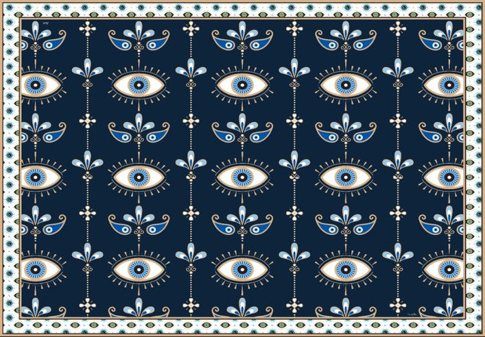 Panneau Greek Eye in polyester | 140x180cm